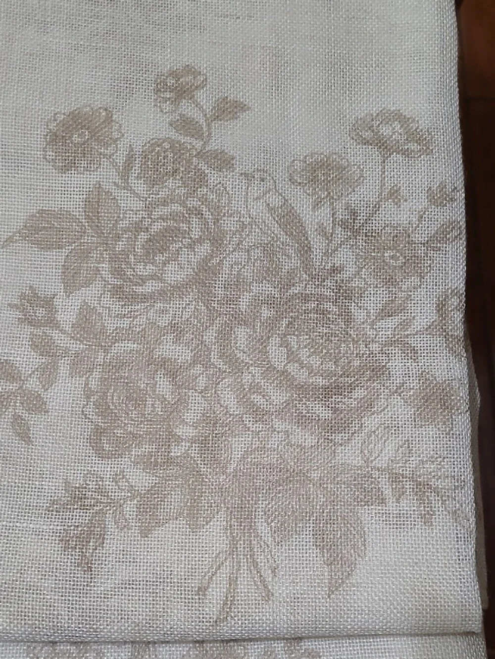 Colordrift Rosie Linen Blend  Grommet Curtain Panels